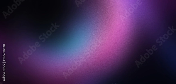 Fototapeta abstract background blue purple gradient light streaks grainy texture art design mood atmosphere