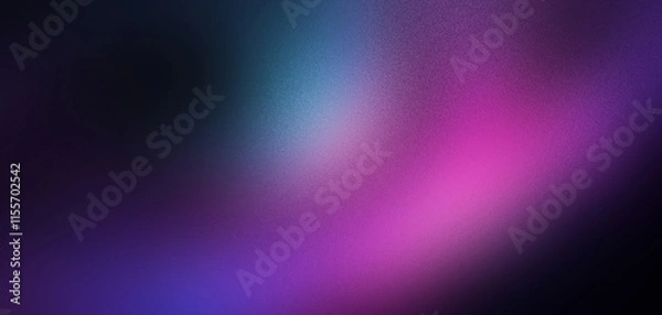 Fototapeta abstract background blue purple gradient light streaks grainy texture art design mood atmosphere