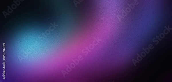 Fototapeta abstract background blue purple gradient light streaks grainy texture art design mood atmosphere