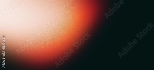 Fototapeta abstract background red orange gold gradient light streaks grainy texture art design mood atmosphere