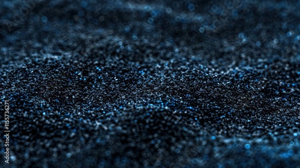 Fototapeta blue black abstract background grainy noise texture