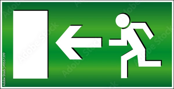 Fototapeta Fluchtweg2