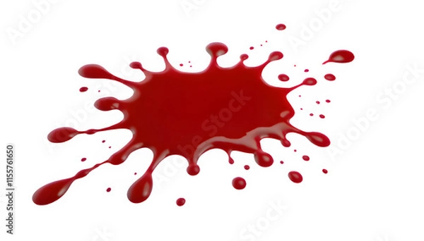 Obraz blood splatter,blood splatter png,blood splatter transparent,blood splatter drawing,Paint Splatter,paint splatter png,Red Paint Splatter,3D render,3D illustration
