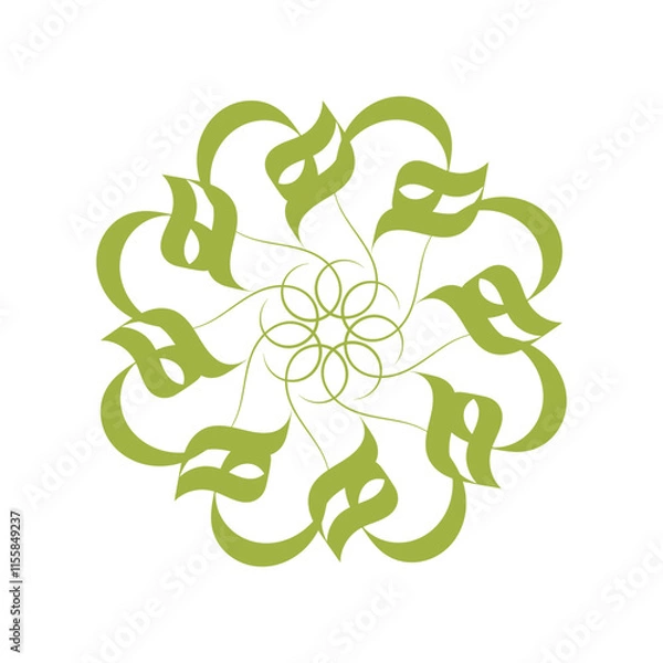 Obraz abstract  arabic calligraphy art background