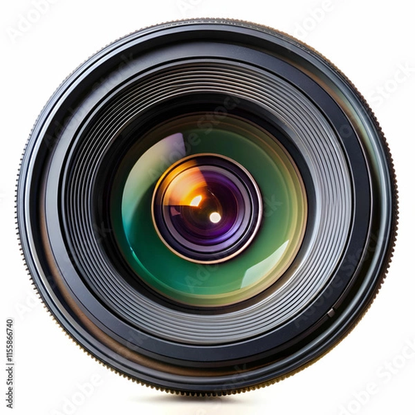 Obraz A sleek camera lens designed for precision