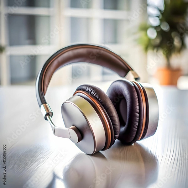Obraz Comfortable, high-quality headphones