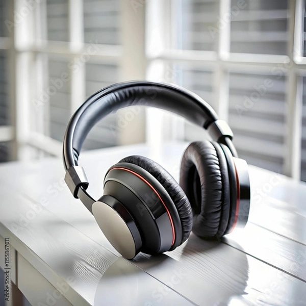 Obraz Comfortable, high-quality headphones