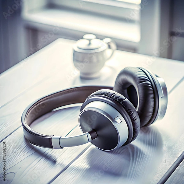 Obraz Comfortable, high-quality headphones