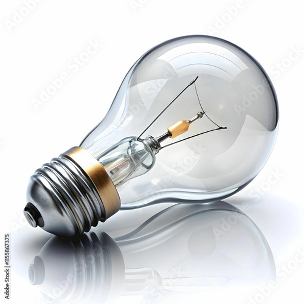 Obraz A bright and energy-efficient lightbulb