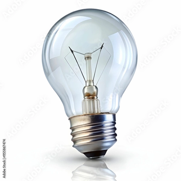 Obraz A bright and energy-efficient lightbulb