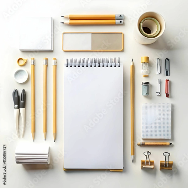 Obraz A neatly arranged stationary setup