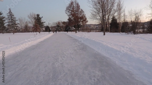 Obraz Hiver au Québec