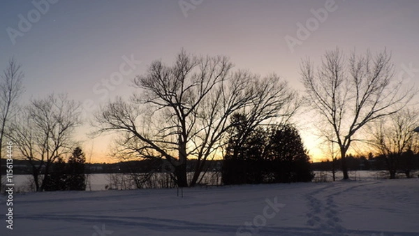 Obraz Hiver au Québec