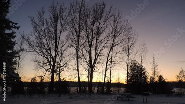 Obraz Hiver au Québec