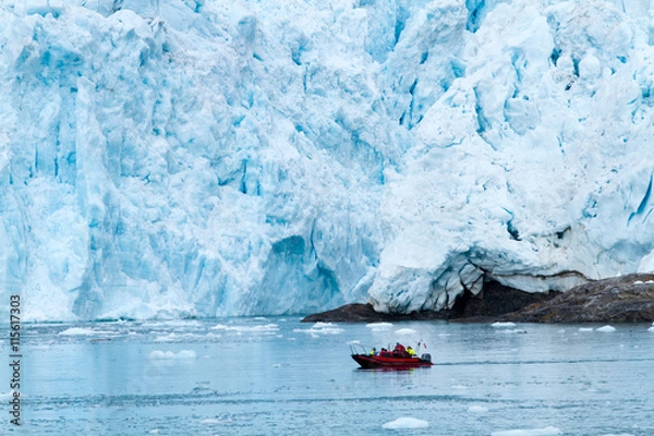 Obraz krajobraz lodowców i natury Svalbard