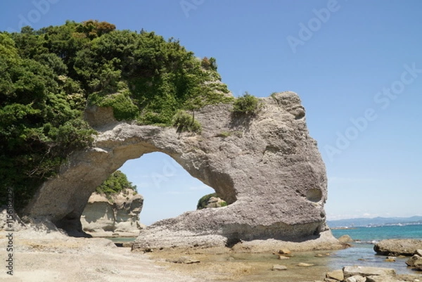 Obraz 北浜の洞門