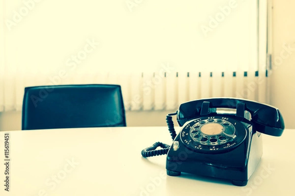 Obraz old retro telephone