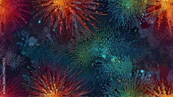 Fototapeta Seamless background Generative AI