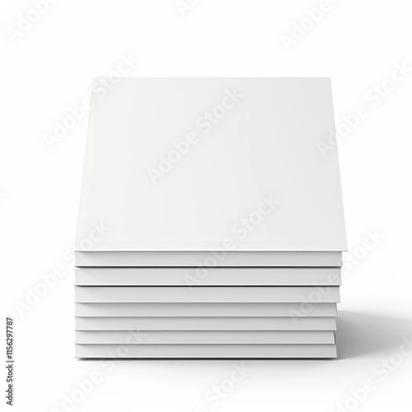 Obraz stack of white papers