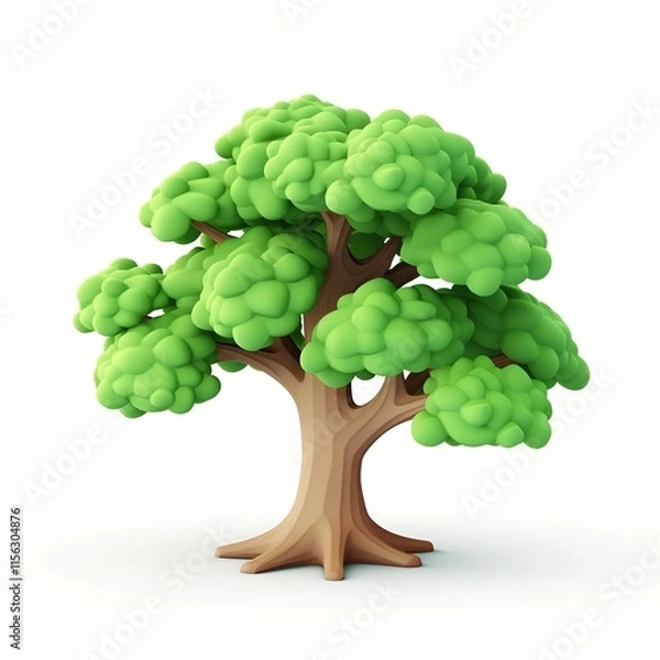 Obraz tree with green leaves