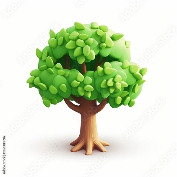 Obraz tree with green leaves