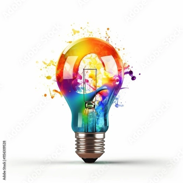 Obraz light bulb idea