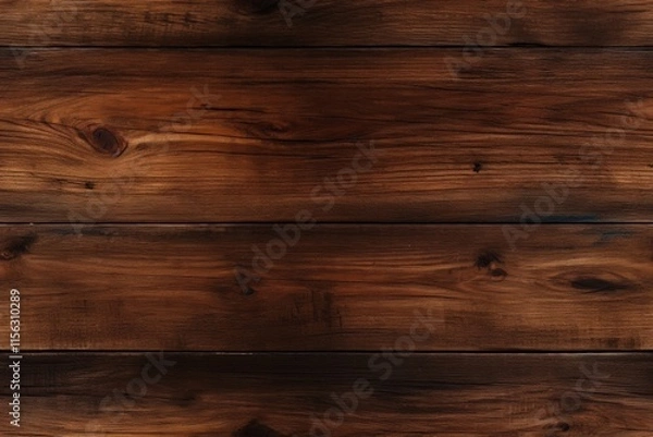 Fototapeta Dark Wooden Texture Background with Rich Grain Patterns Perfect for Various Design Projects and Creative Use