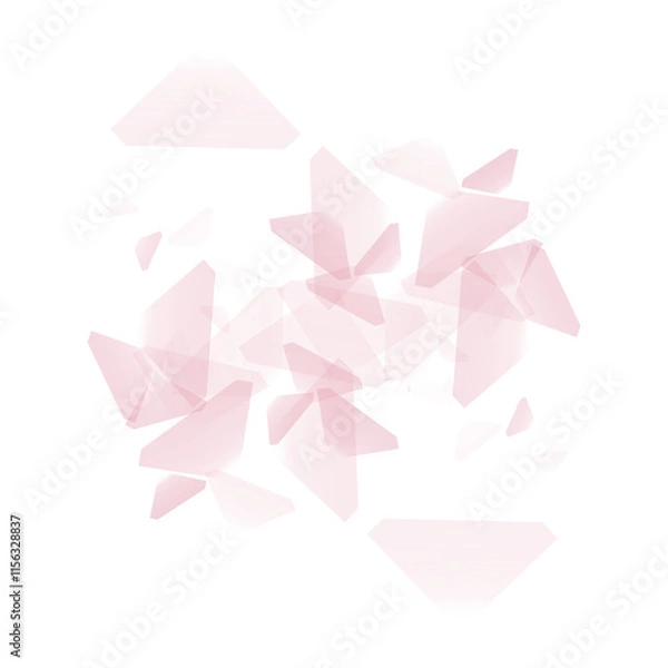 Fototapeta Abstract transparent fragments