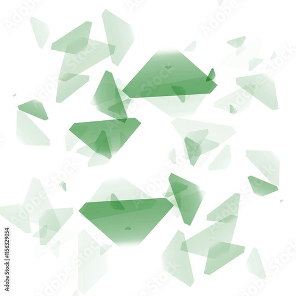 Fototapeta Abstract transparent fragments