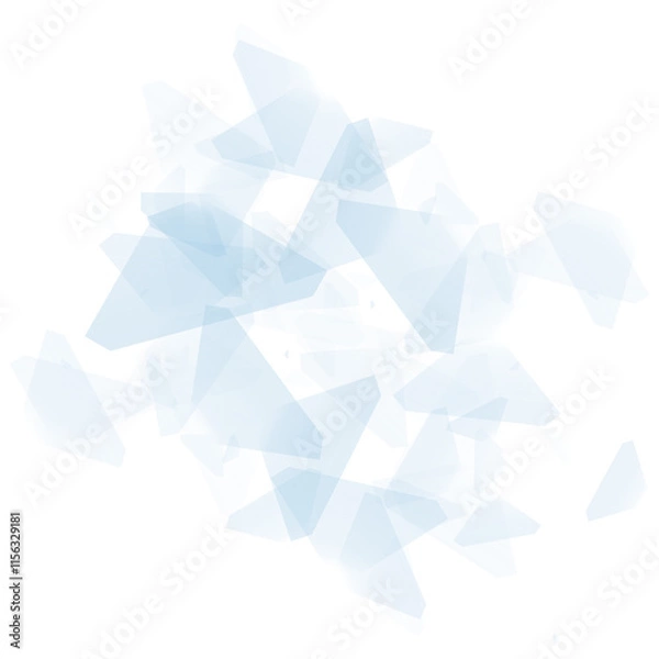 Fototapeta Abstract transparent fragments