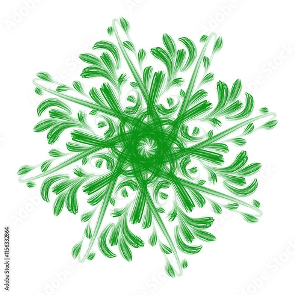 Fototapeta Minimalist modern mandala decoration pattern