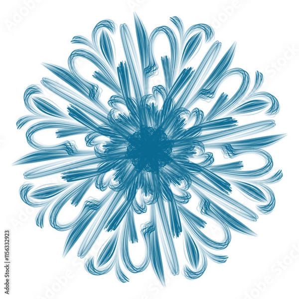 Fototapeta Minimalist modern mandala decoration pattern