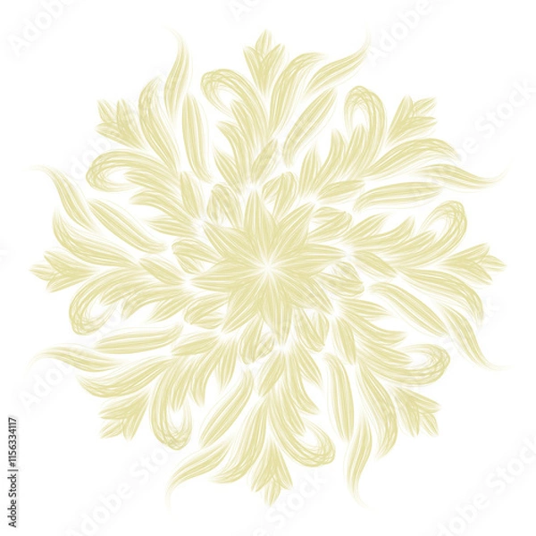 Fototapeta Minimalist modern mandala decoration pattern