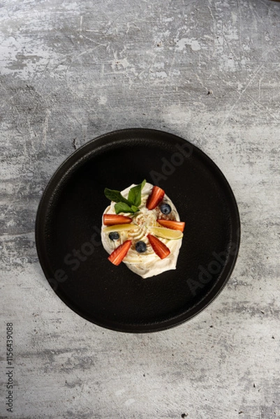 Obraz meringue dessert