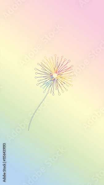 Fototapeta dandelion wallpapers for mobile phones and backgrounds Wallpapers featuring foliage typically feature a natural and lush aesthetic