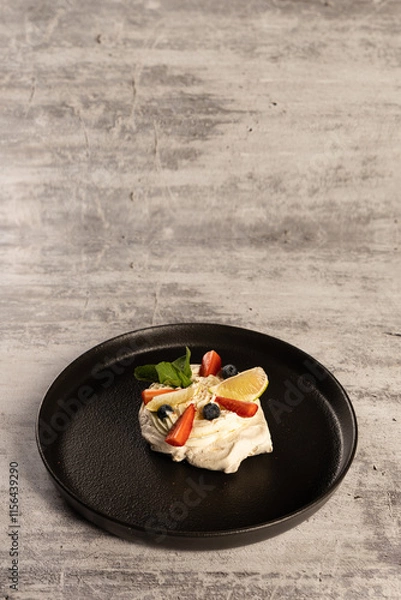 Obraz meringue dessert