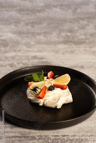 Obraz meringue dessert