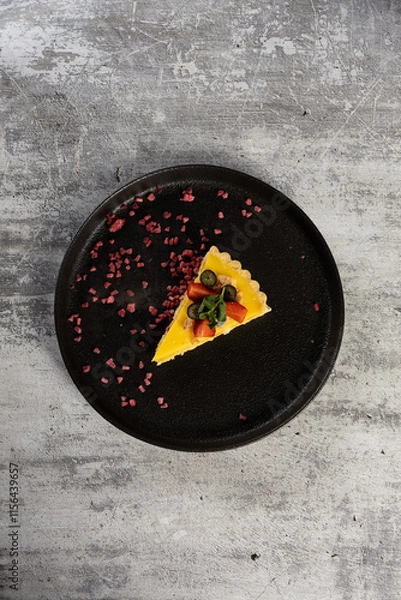 Obraz Cheesecake with berries