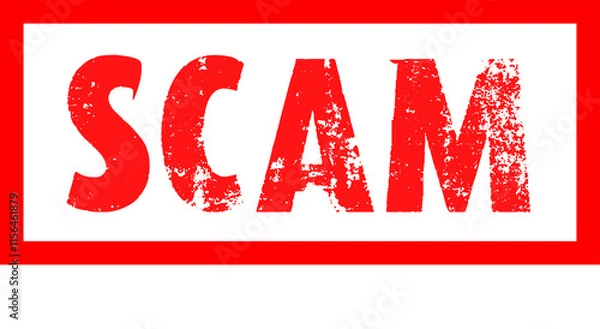 Obraz scam 