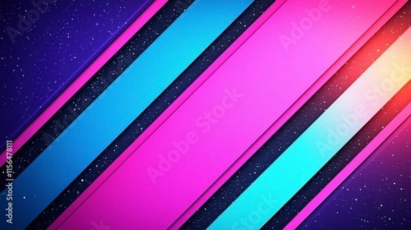 Fototapeta Abstract Diagonal Stripes  Gradient Colors  Cosmic Background  Modern Design  Trendy Textu