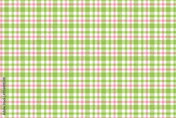 Fototapeta simple abstract creative green pink color plaid check pattern the pattern of the squares