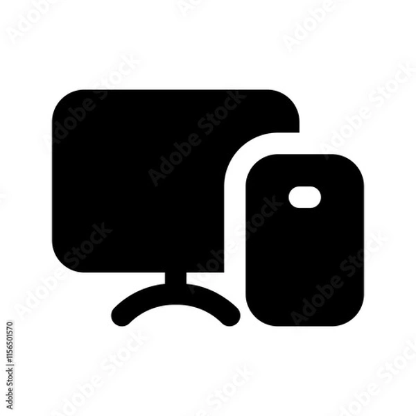 Fototapeta responsive glyph icon
