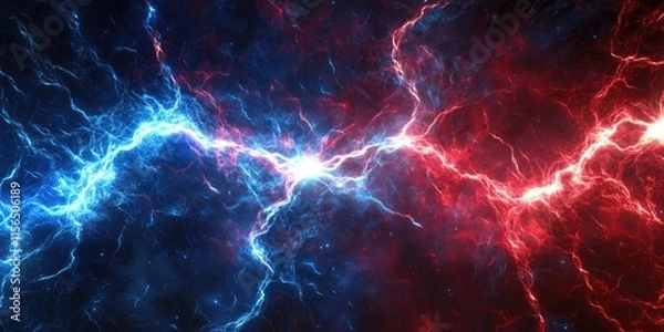 Fototapeta Close-up Lightning Storm