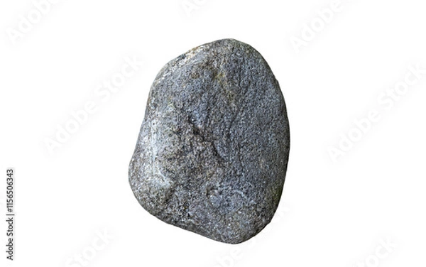 Obraz grey stone isolated on transparent background