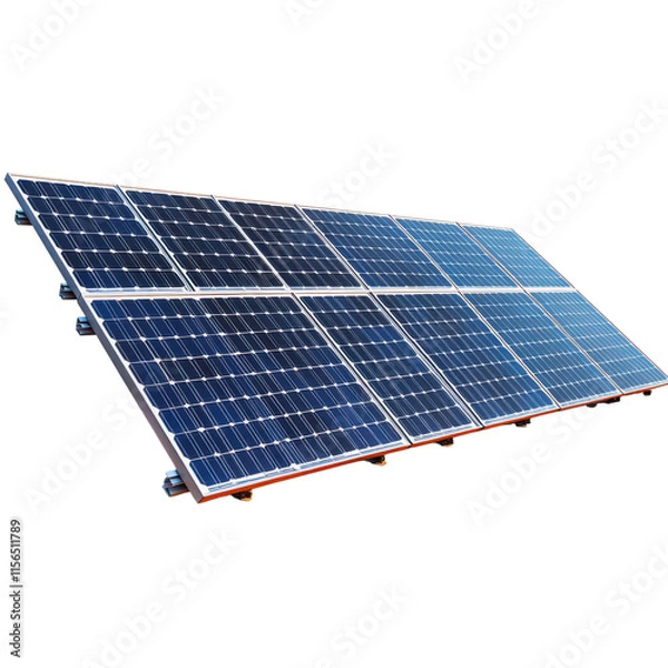 Fototapeta Sustainable Energy Solar Panel Array Renewable Energy Clean Power Alternative Energy Source