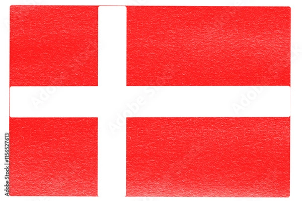 Fototapeta denmark flag collage