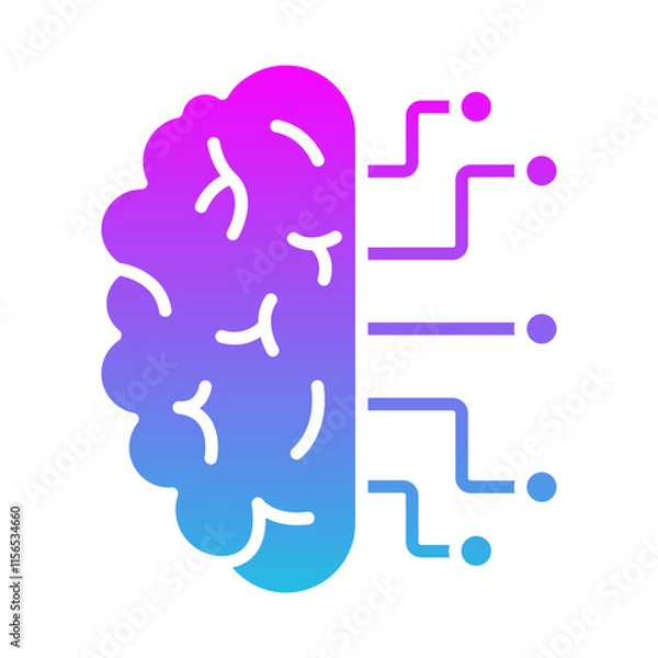 Fototapeta Brain Icon