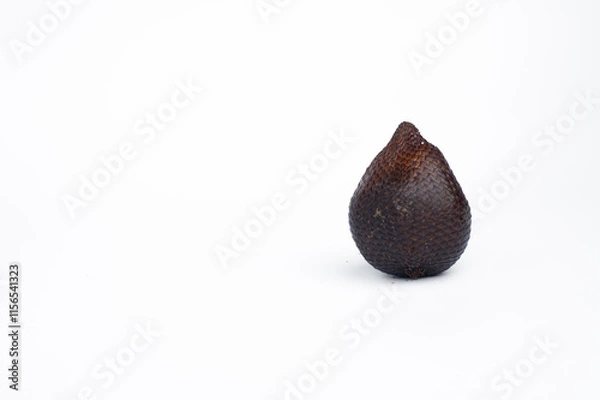 Obraz Single Salak Fruit Isolated on White Background