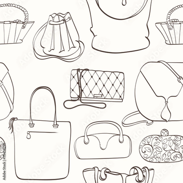 Obraz Seamless bag pattern