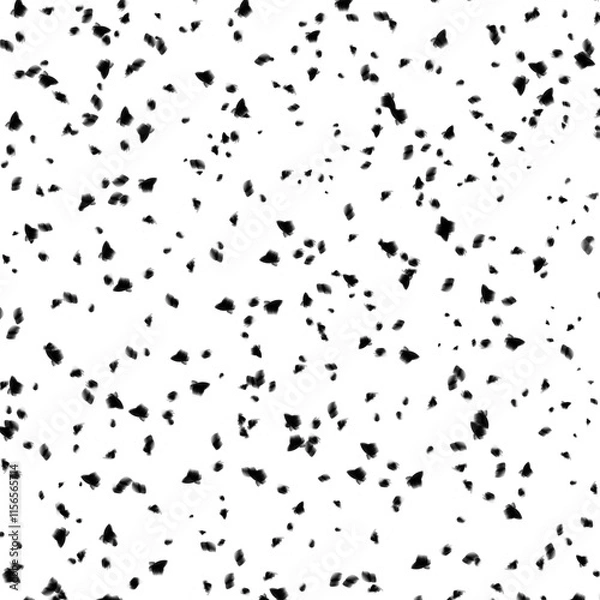 Obraz black speckles transparent background 